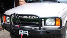 Bara fata OFF ROAD cu bullbar pentru Land Rover Discovery II 1998-2004