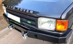 Bara fata OFF ROAD cu placa pentru troliu pentru Land Rover Discovery I