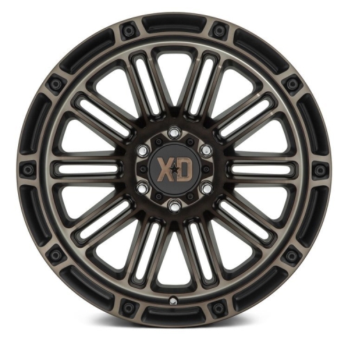Janta neagra aliaj XD846 Double Deuce XD 20X9 ET 0, 6×139.7 pentru Ford Ranger 11-prezent-_