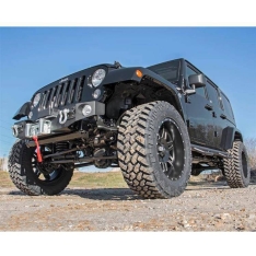 Bara fata cu placa troliu Rough Country pentru Jeep Wrangler JK 07′-18′