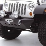 Bara fata otel cu placa troliu Smittybilt classic pentru Jeep Wrangler JK 07′-18′-